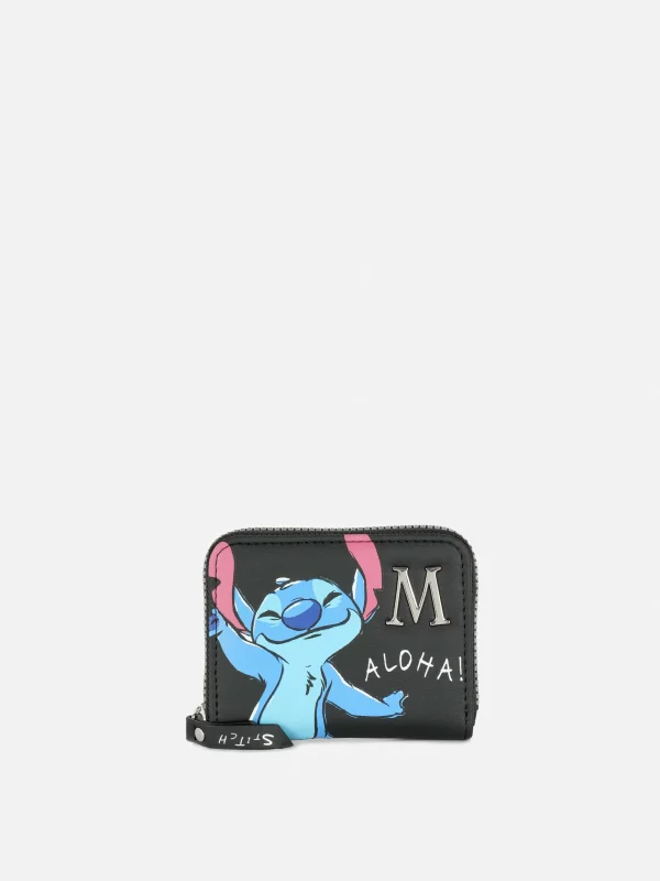 Primark Disney's Lilo And Stitch Initial Purse Black Discount
