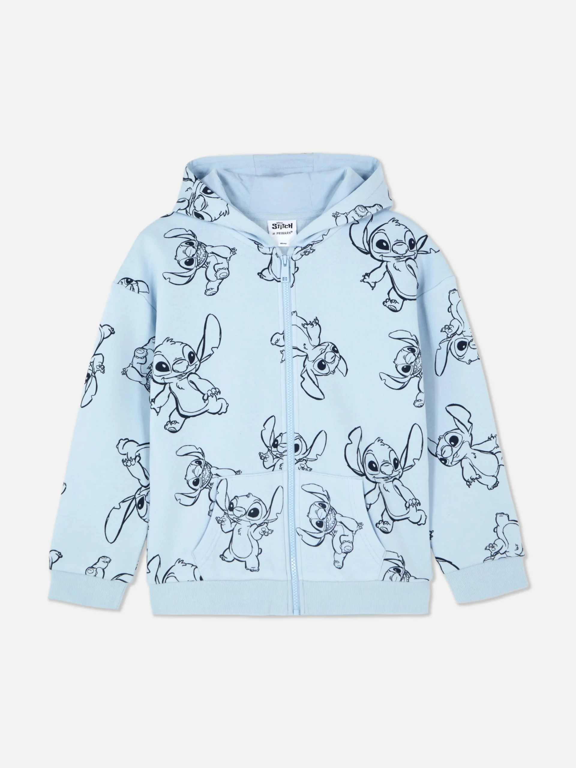 Primark Disney’s Lilo And Stitch Zip Hoodie Blue Online