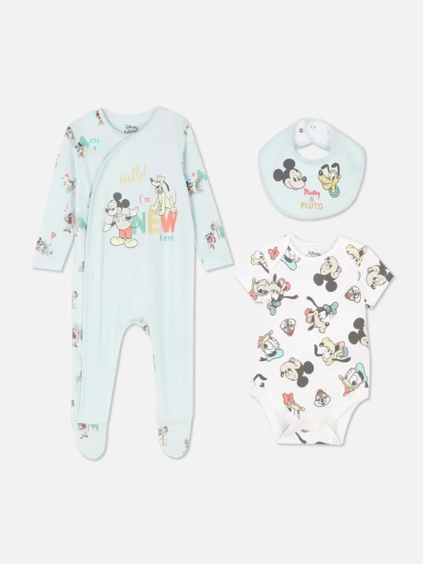 Primark Disney’s Mickey Mouse And Friends 3-Piece Set Blue Fashion