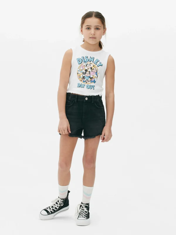Primark Disney’s Mickey Mouse And Friends Ribbed Tank White Store
