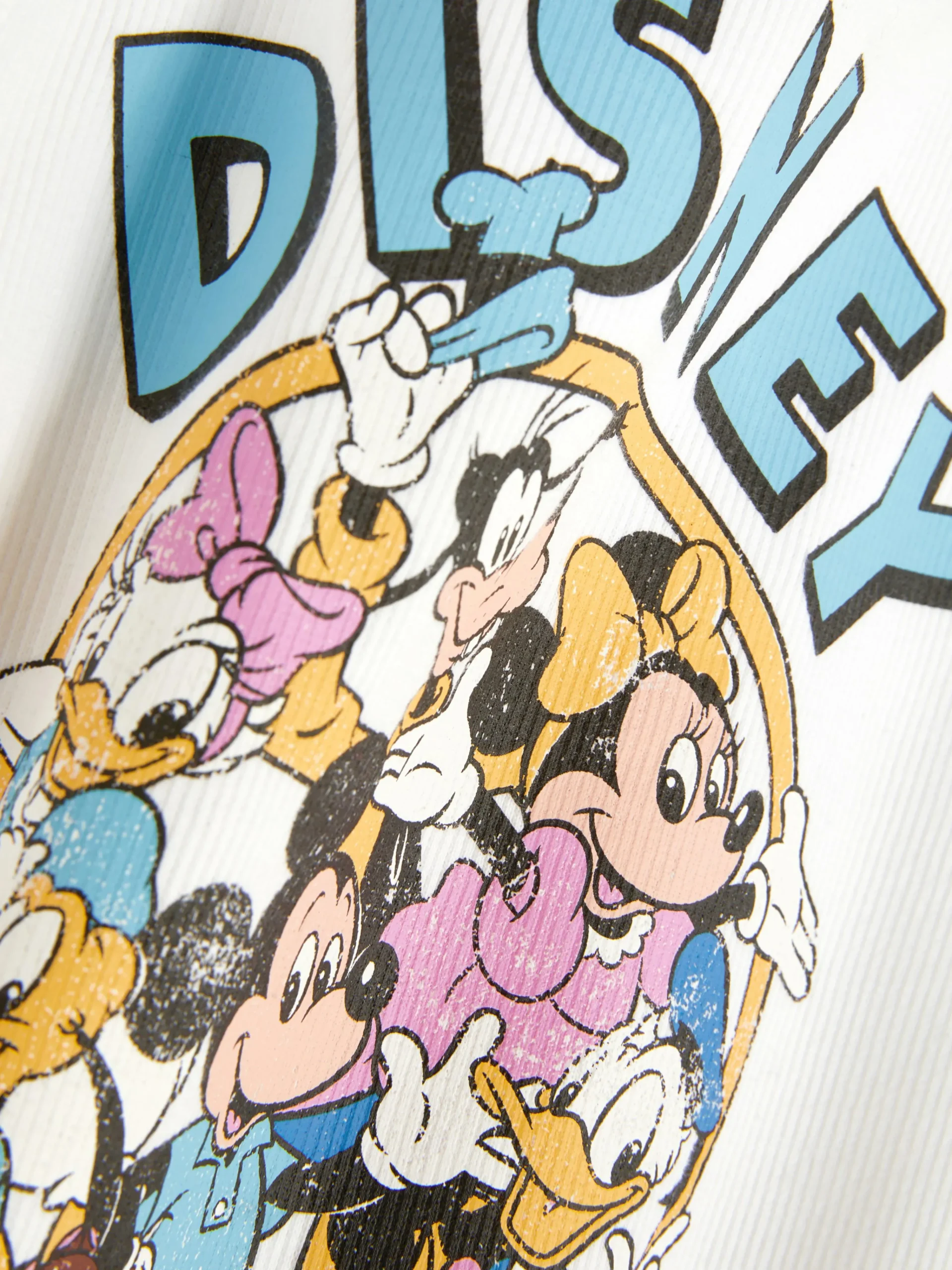 Primark Disney’s Mickey Mouse And Friends Ribbed Tank White Store