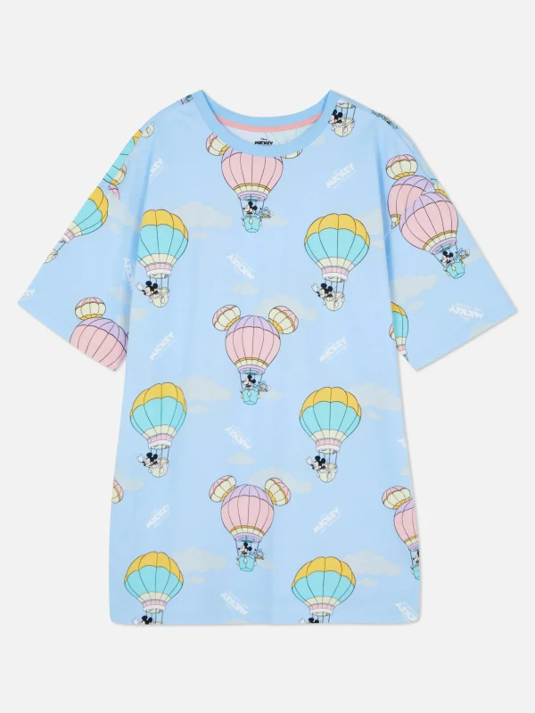 Primark Disney’s Mickey Mouse And Friends Sleep Tee Light Blue Sale