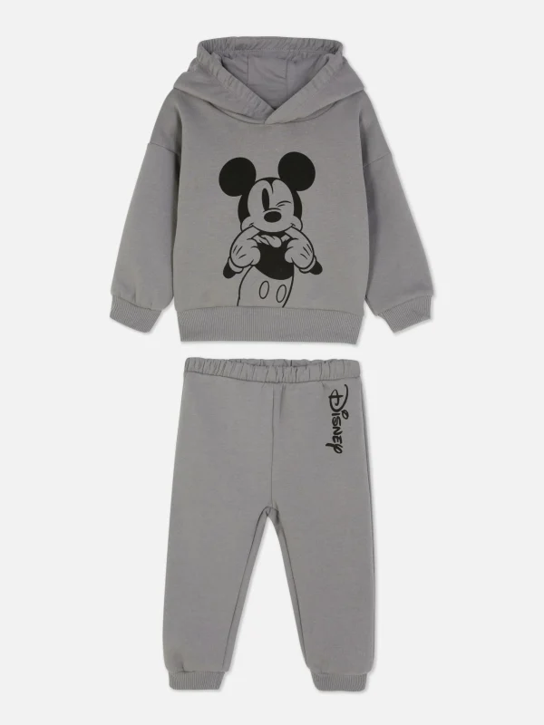 Primark Disney’s Mickey Mouse Hoodie And Joggers Set Gray Clearance