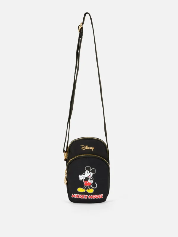 Primark Disney’s Mickey Mouse Printed Phone Bag Black Online