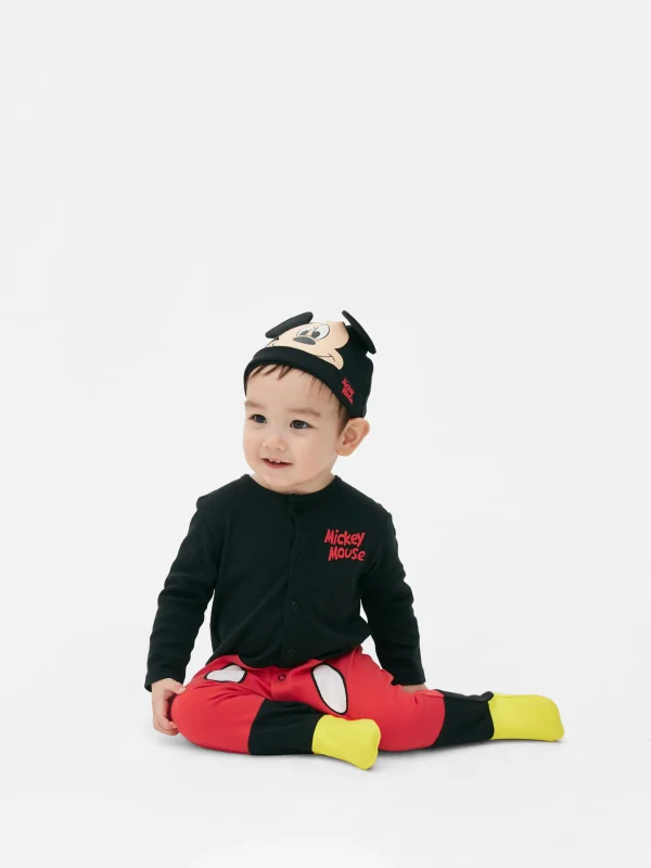 Primark Disney's Mickey Mouse Sleeper And Hat Set Red Best Sale