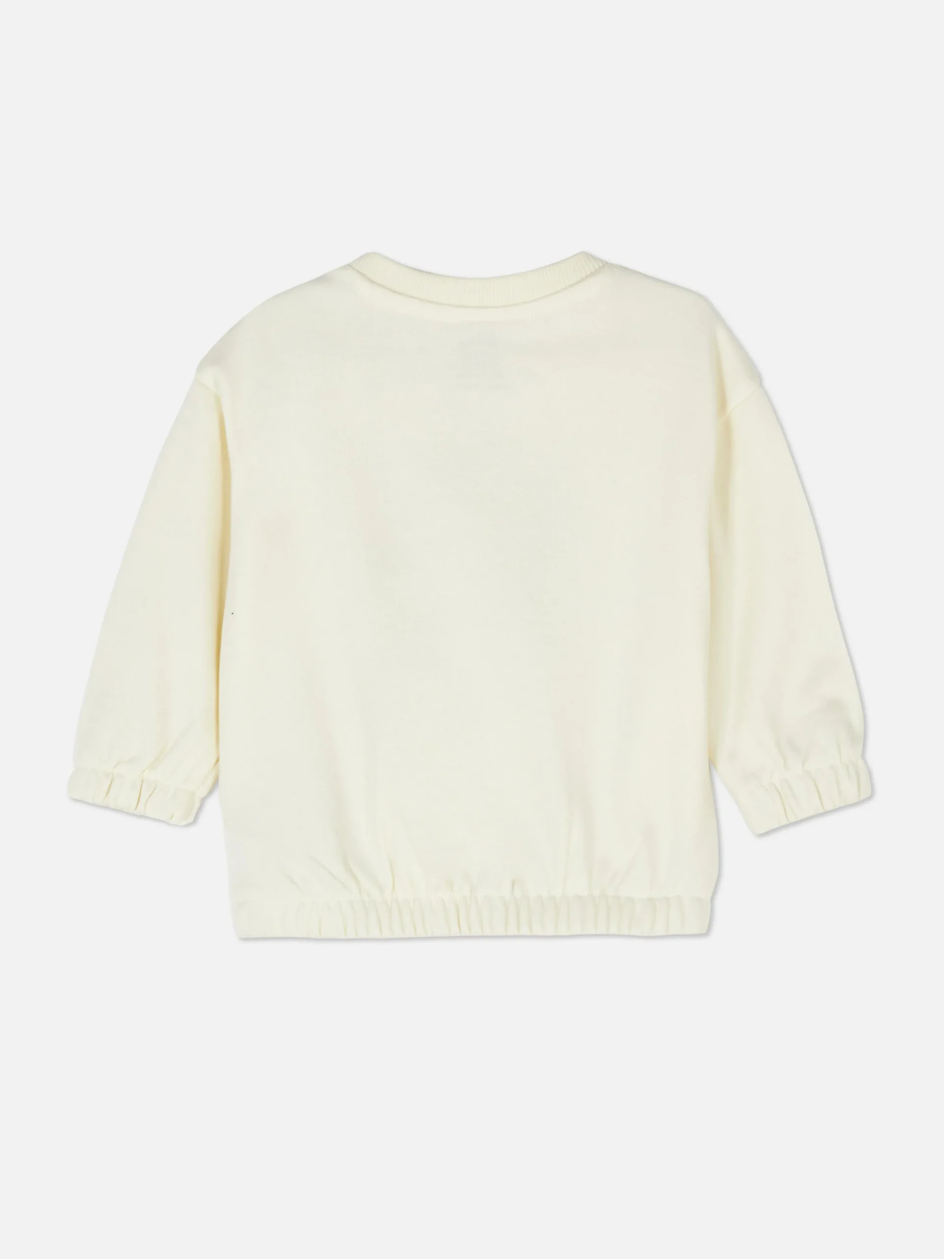 Primark Disney’s Mickey Mouse Stretch Hem Sweatshirt Ivory Outlet