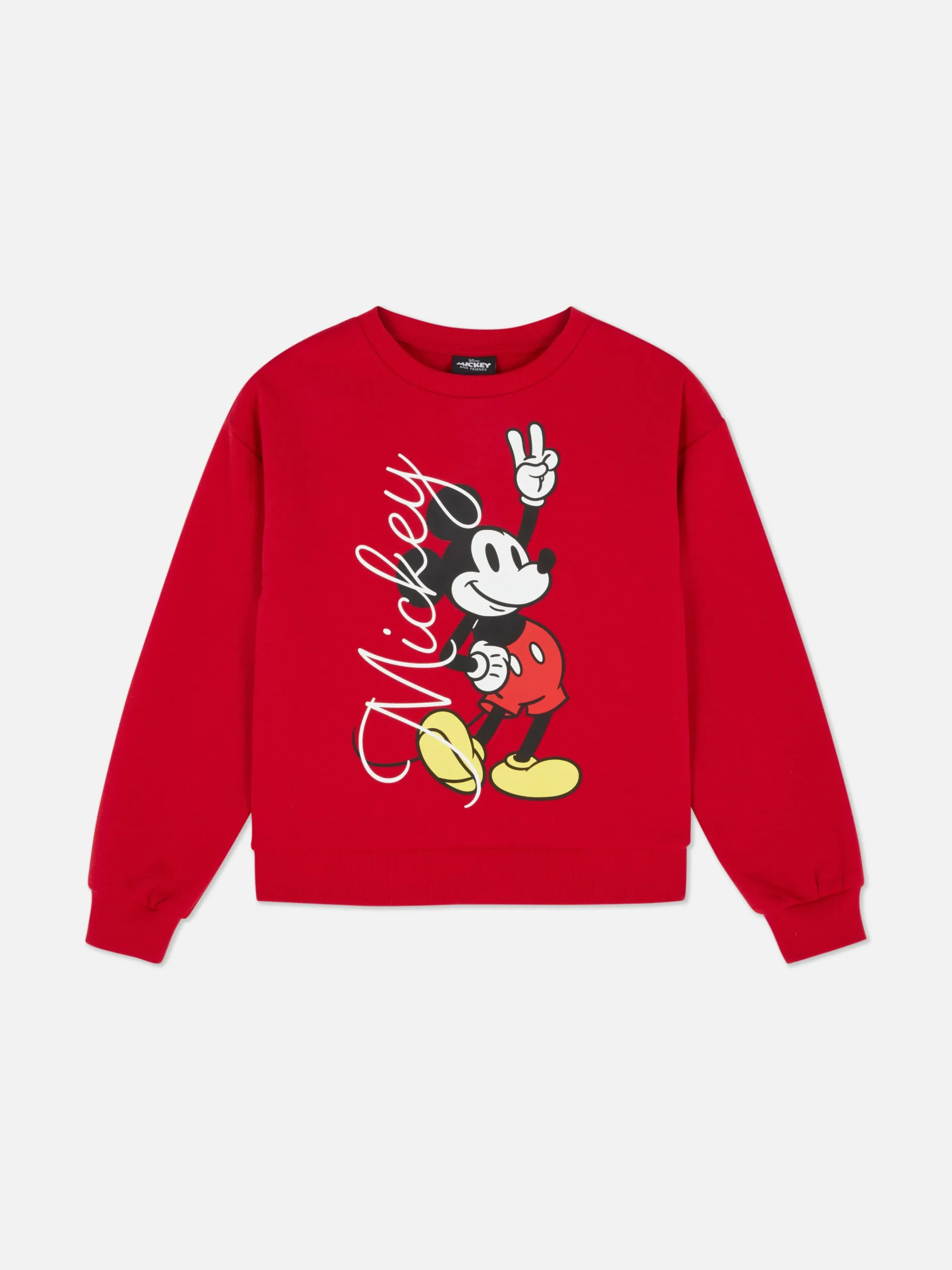 Primark Disney’s Mickey Mouse Sweatshirt Red Discount