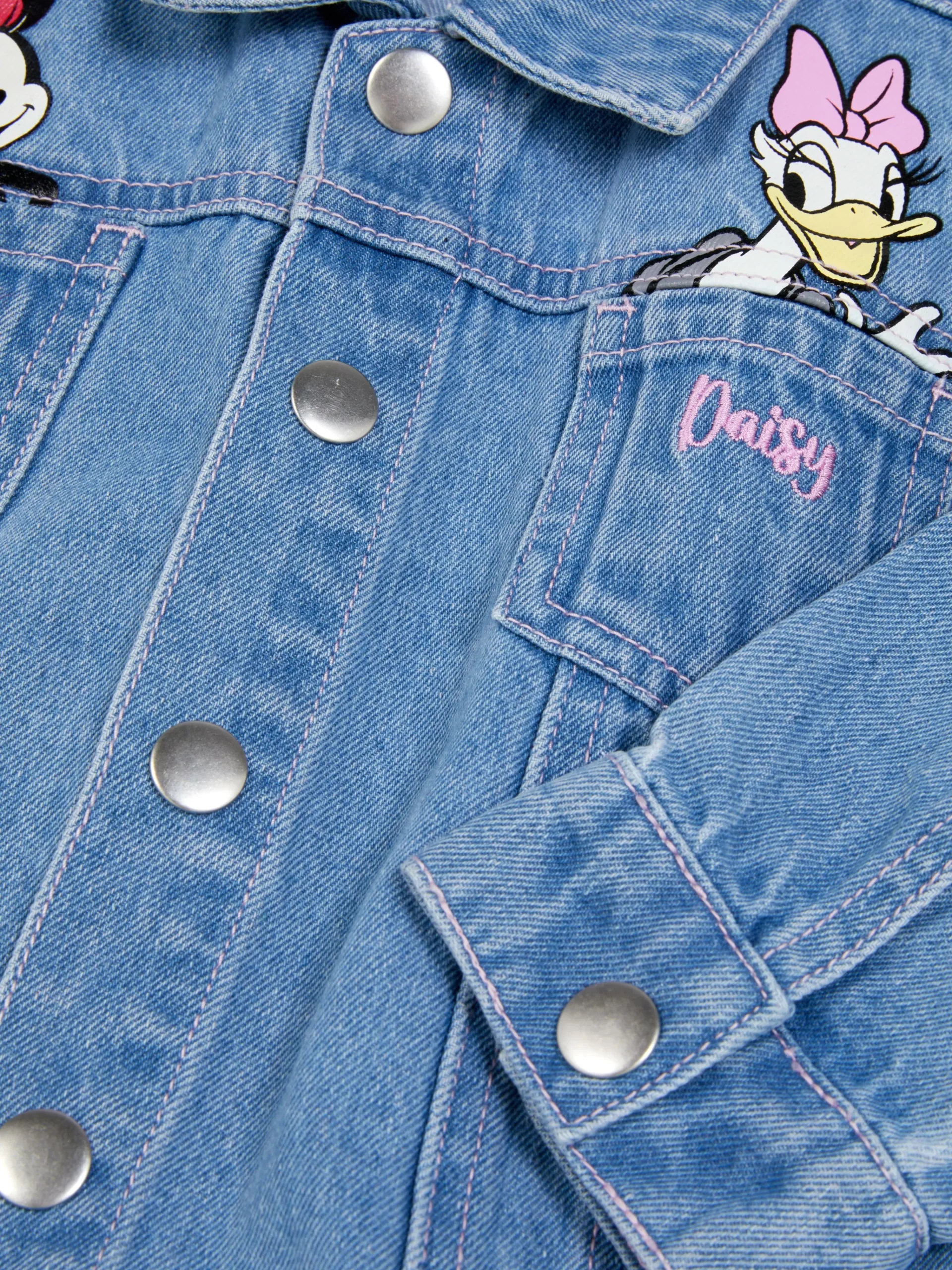 Primark Disney's Minnie Mouse & Friends Double Pouch Denim Jacket Blue Best