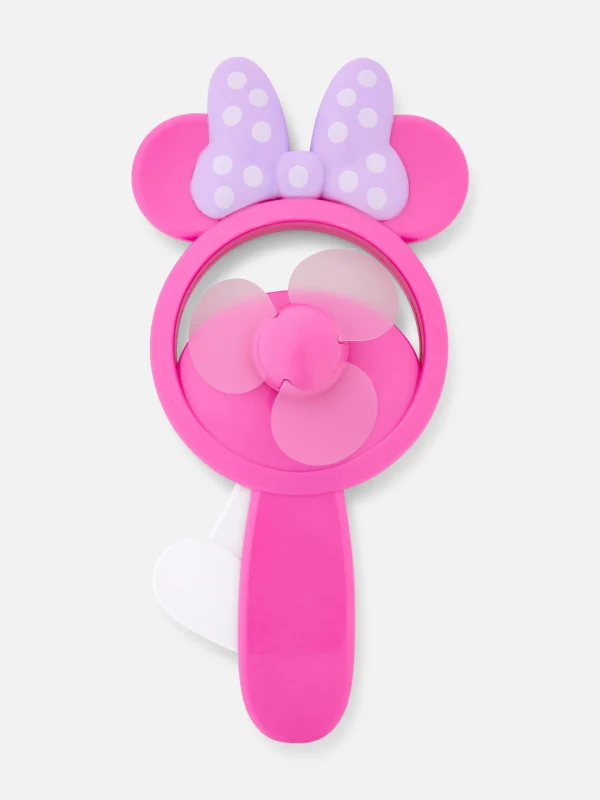 Primark Disney’s Minnie Mouse Handheld Fan Pink New