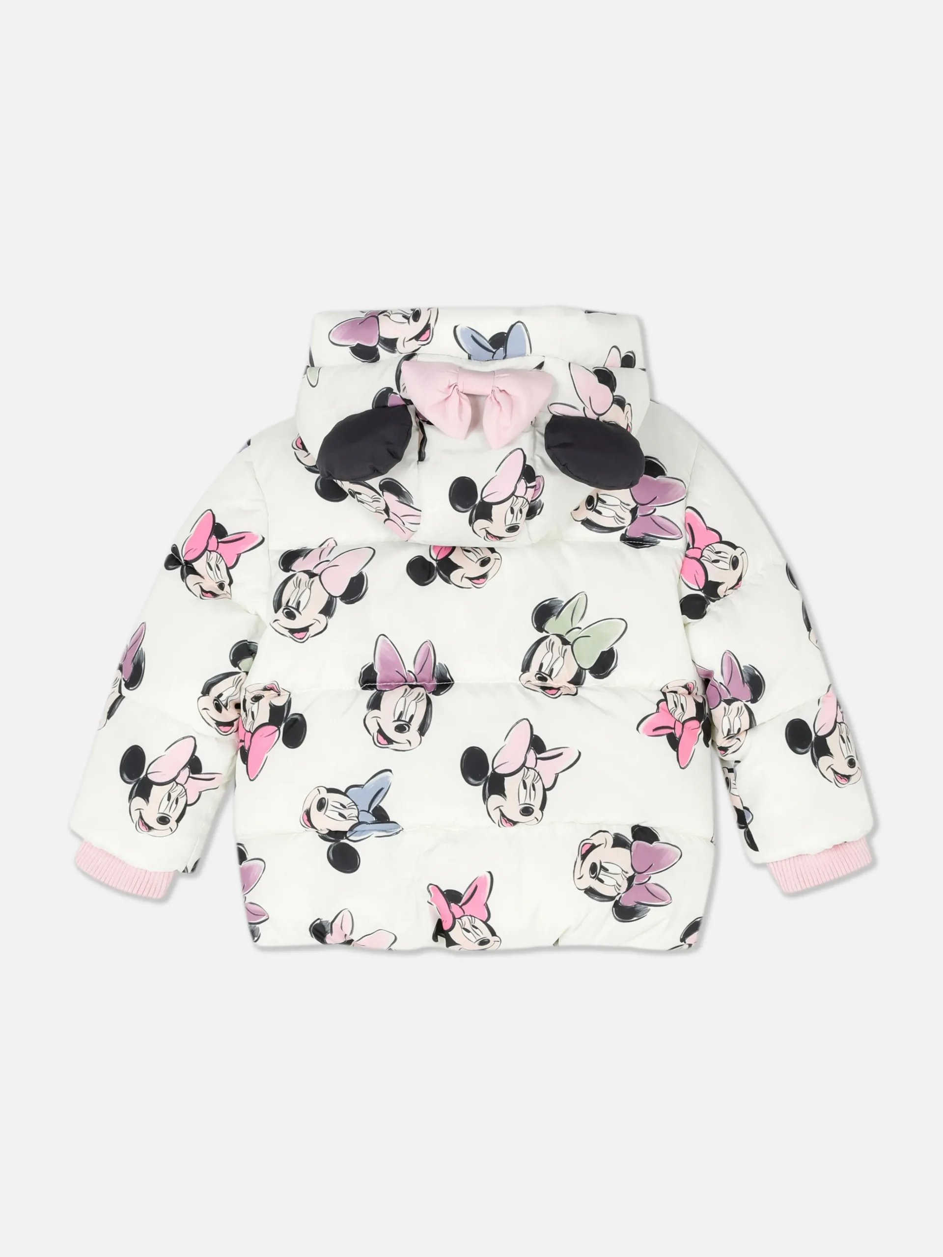Primark Disney's Minnie Mouse Puffer Jacket Pink Hot