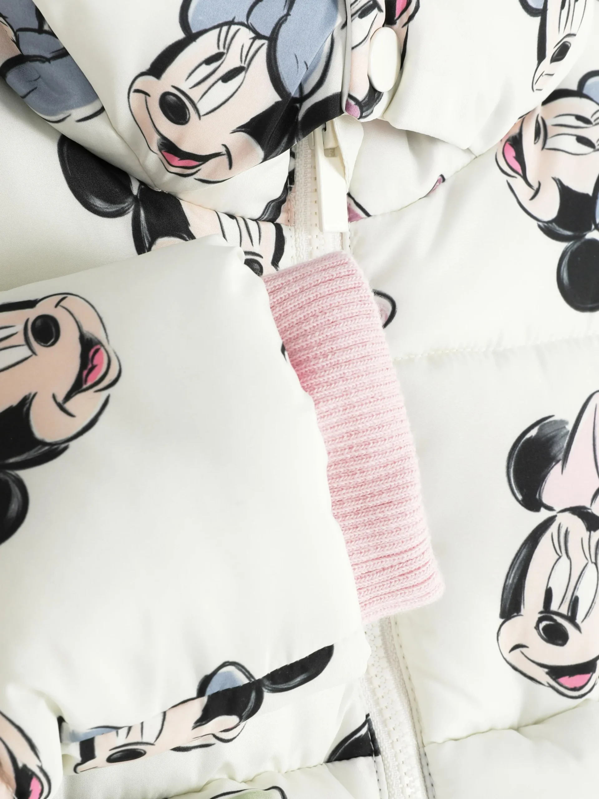 Primark Disney's Minnie Mouse Puffer Jacket Pink Hot