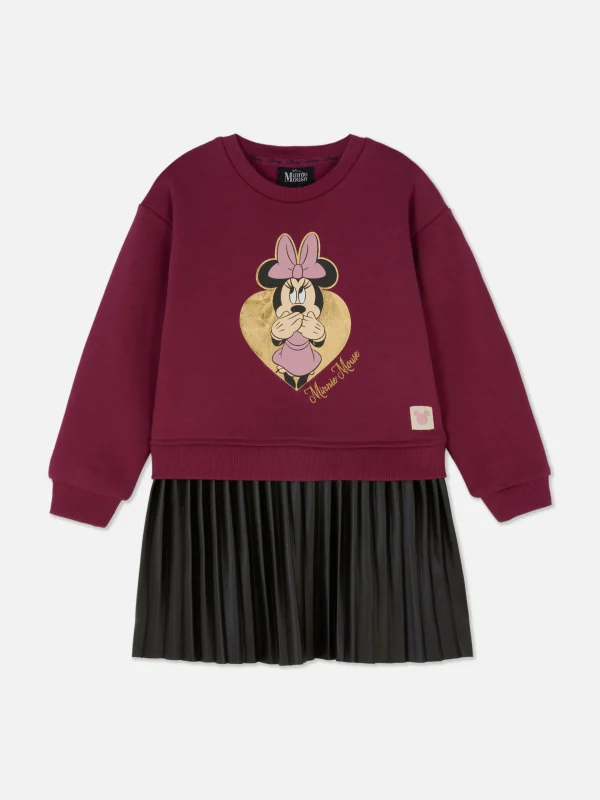 Primark Disney’s Minnie Mouse Sweatshirt Dress Burgundy Cheap