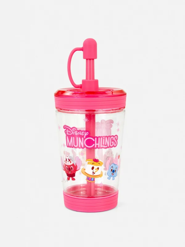 Primark Disney's Munchlings Clear Cup And Straw Multi Best