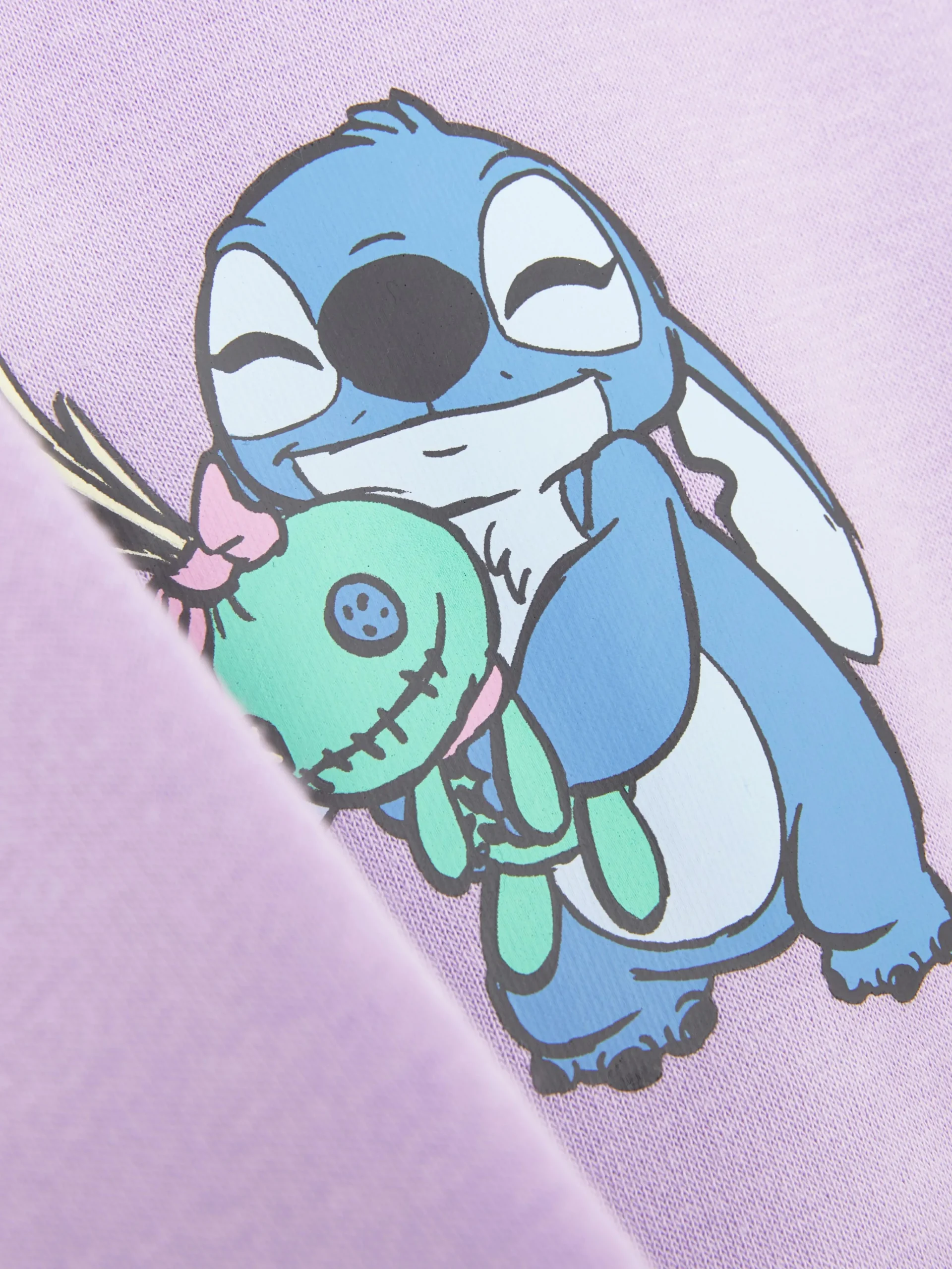 Primark Disney’s Stitch And Angel Crew Neck Sweatshirt Purple Outlet