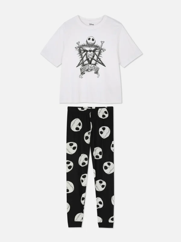 Primark Disney’s Stitch And Angel Pajamas Ivory Clearance