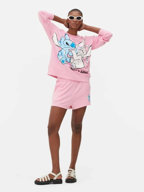 Primark Disney’s Stitch And Angel Sweatshirt Pink Best