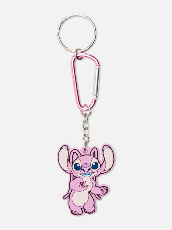 Primark Disney’s Stitch Angel Dangling Keyring Pink Fashion