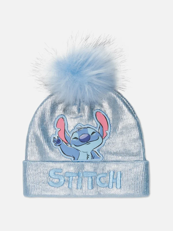 Primark Disney’s Stitch Pompom Beanie Silver Flash Sale