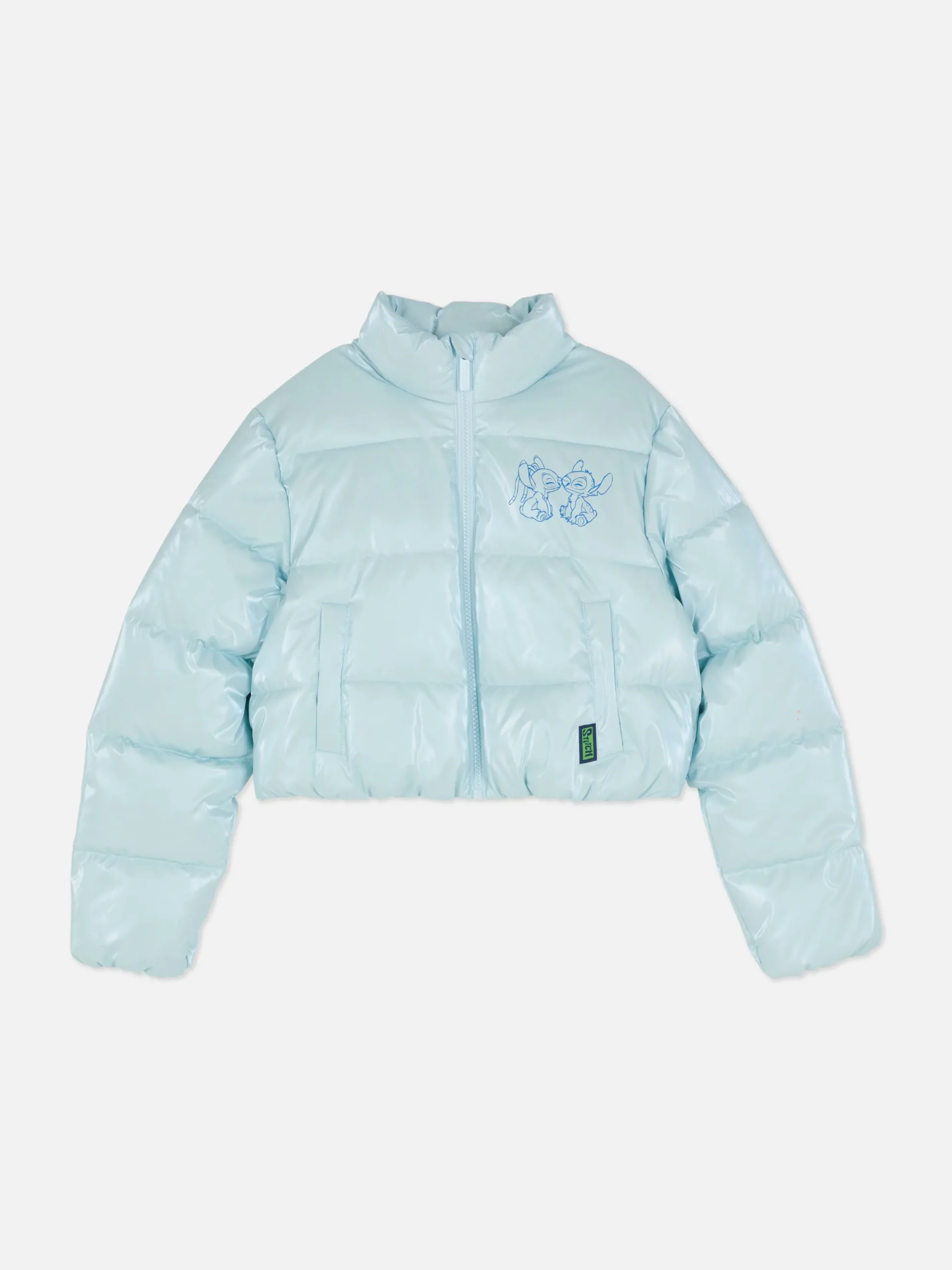 Primark Disney’s Stitch Puffer Jacket Blue Outlet