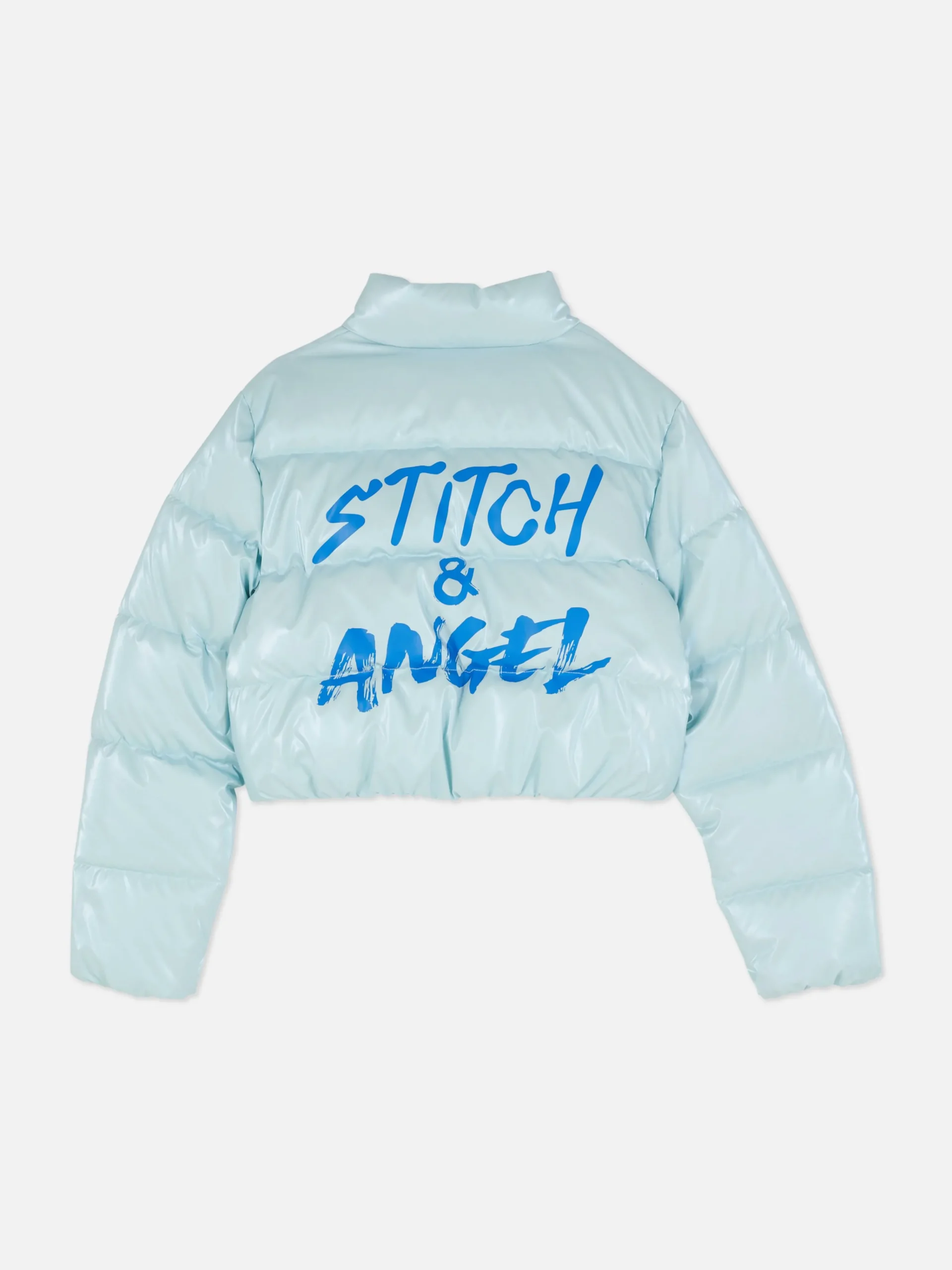 Primark Disney’s Stitch Puffer Jacket Blue Outlet