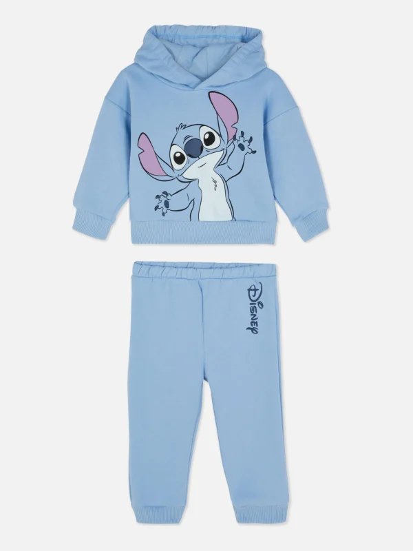 Primark Disney’s Stitch Pullover Hoodie And Joggers Blue Fashion