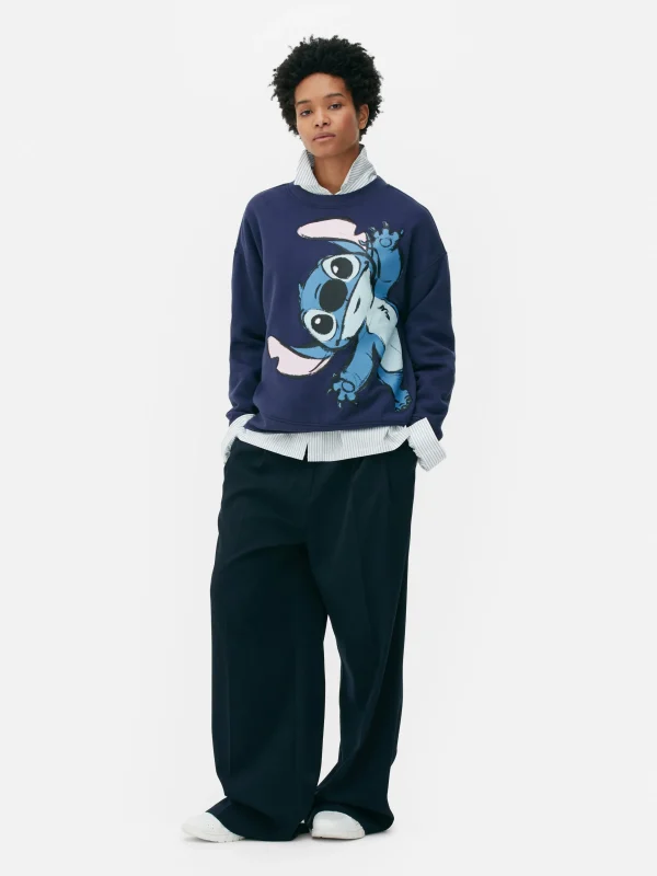Primark Disney’s Stitch Slouchy Sweatshirt Navy Cheap