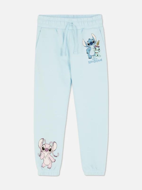 Primark Disney's Stitch Stretch Joggers Light Blue Cheap