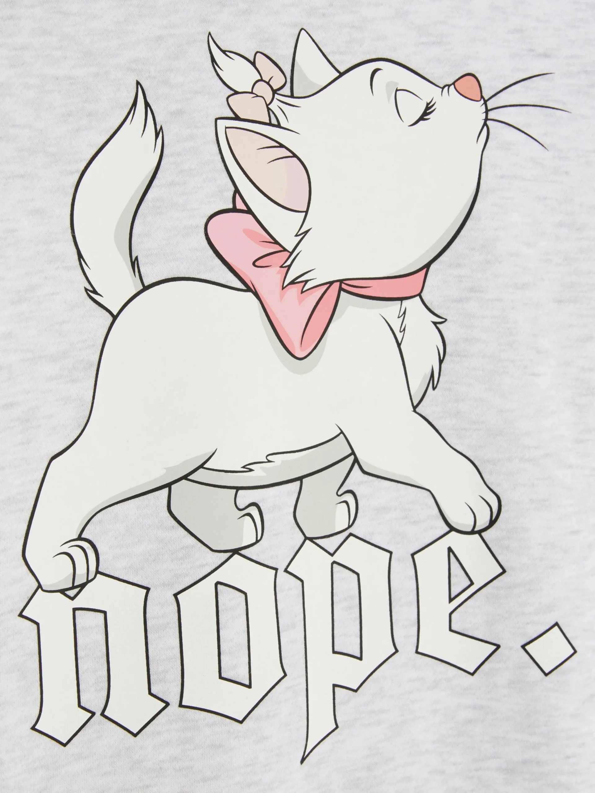 Primark Disney’s The Aristocats Marie Sweatshirt Gray Heather Flash Sale