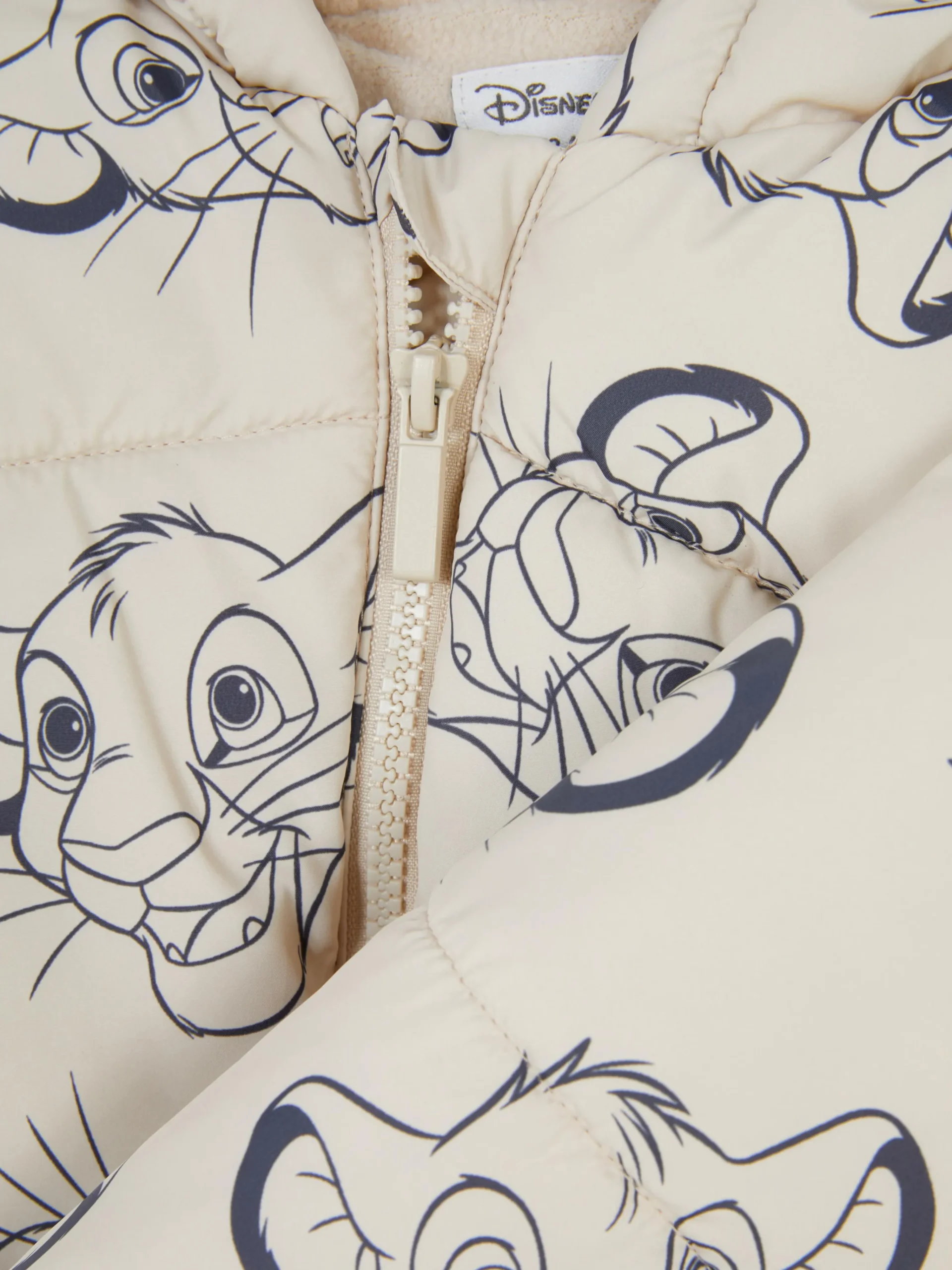 Primark Disney’s The Lion King Puffer Jacket Stone Clearance