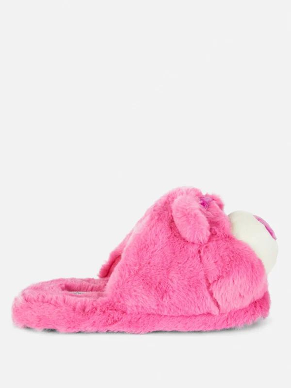 Primark Disney’s Toy Story Lotso Fluffy Mule Slippers Pink Cheap