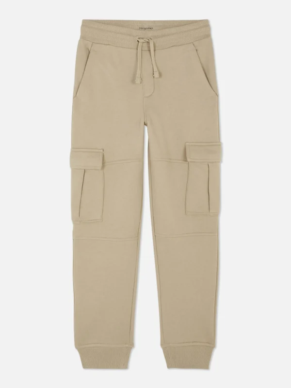 Primark Drawstring Cargo Joggers Stone Shop