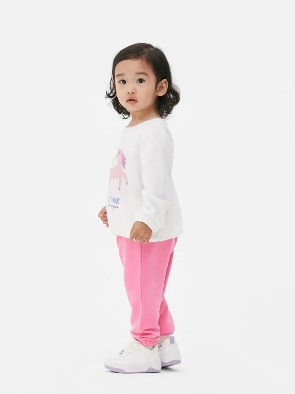 Primark Drawstring Cuffed Joggers Hot Pink Shop