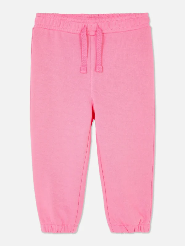Primark Drawstring Cuffed Joggers Pink Hot