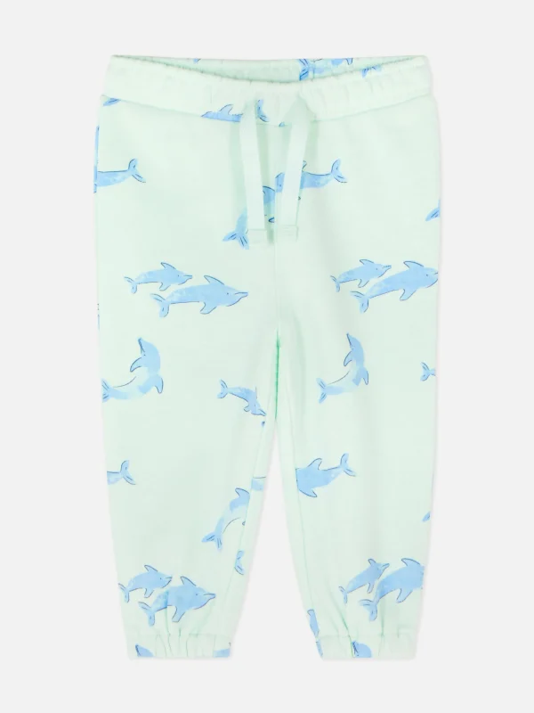 Primark Drawstring Cuffed Joggers Aqua Shop