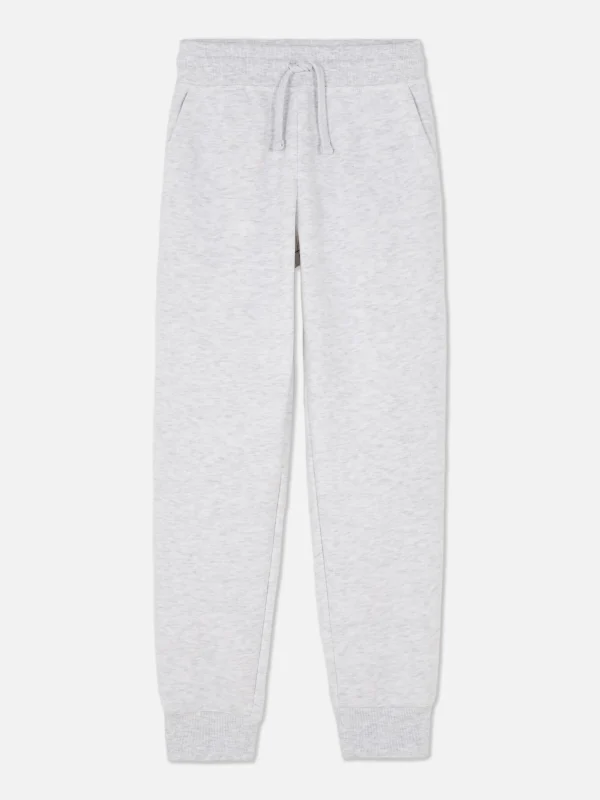 Primark Drawstring Cuffed Joggers Gray Flash Sale