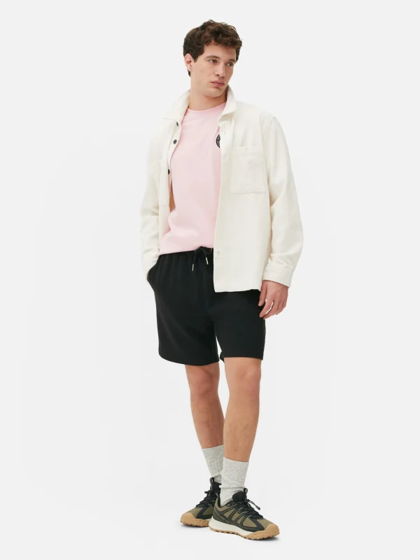 Primark Drawstring Jersey Shorts Black Hot