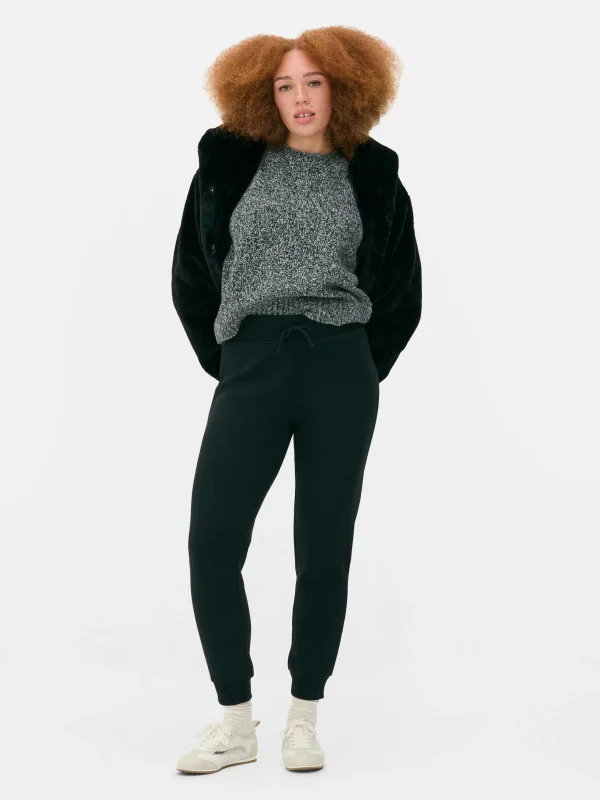 Primark Drawstring Skinny Joggers Black Sale
