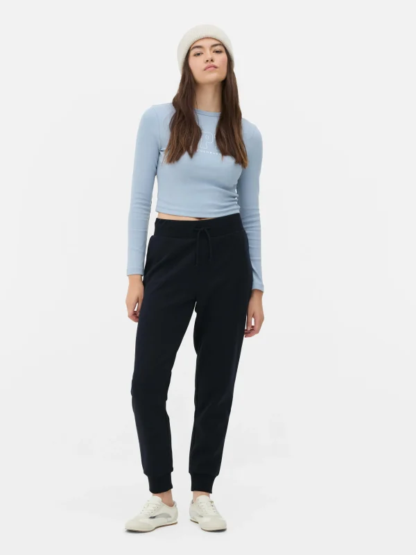 Primark Drawstring Skinny Joggers Navy Online
