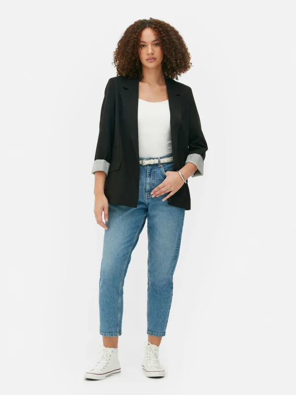 Primark Edge-to-Edge Tailored Blazer Black Outlet