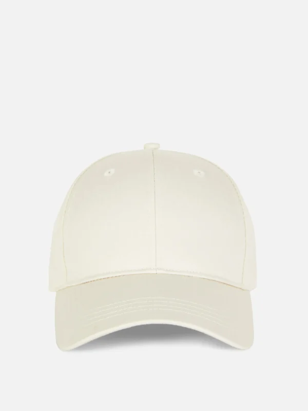 Primark Essential Baseball Cap Ivory Cheap