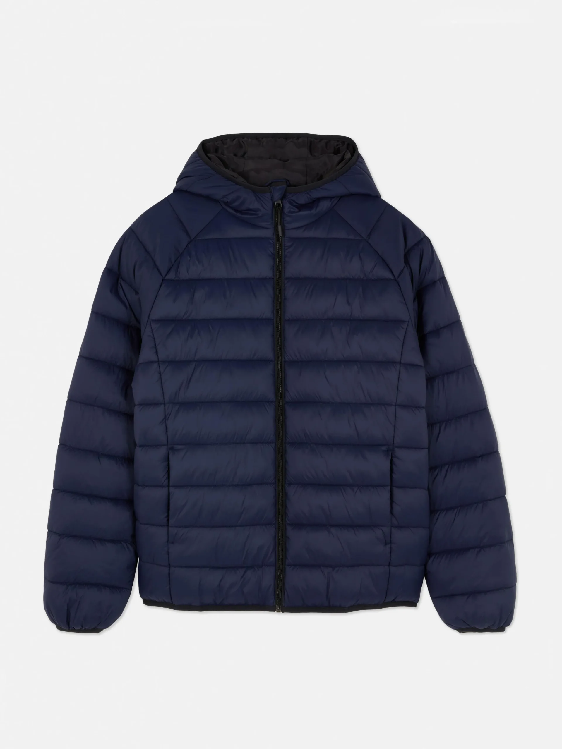 Primark Essential Hooded Puffer Jacket Navy Cheap