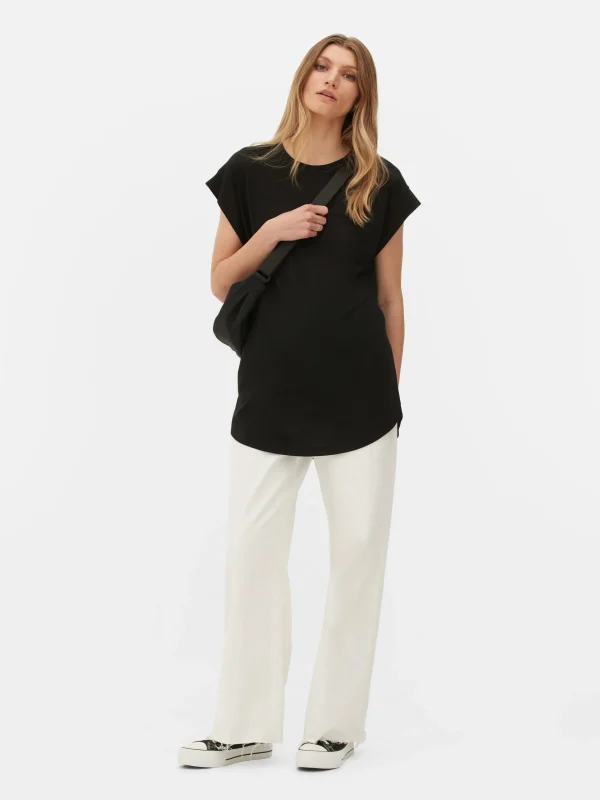 Primark Essential Longline T-Shirt Black Best
