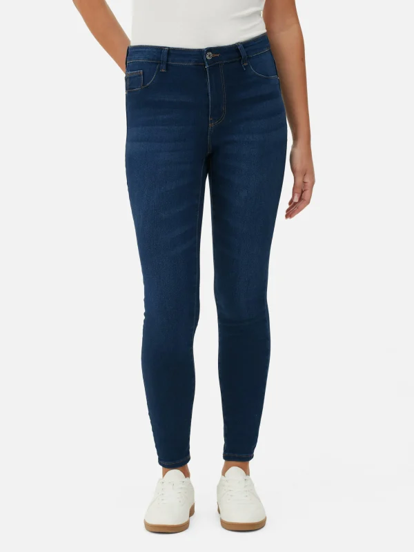 Primark Essential Mid-Rise Skinny Jeans Indigo Online