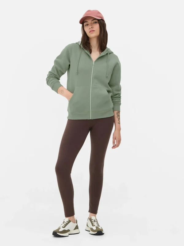 Primark Essential Zip-Up Hoodie Green Online