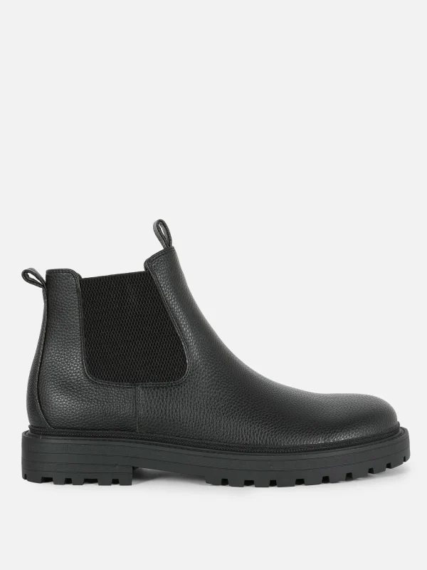 Primark Faux Leather Chelsea Boots Black Store