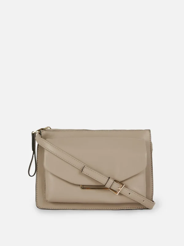 Primark Faux Leather Crossbody Bag Camel Online