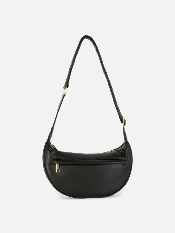 Primark Faux Leather Mini Sling Bag Black Sale