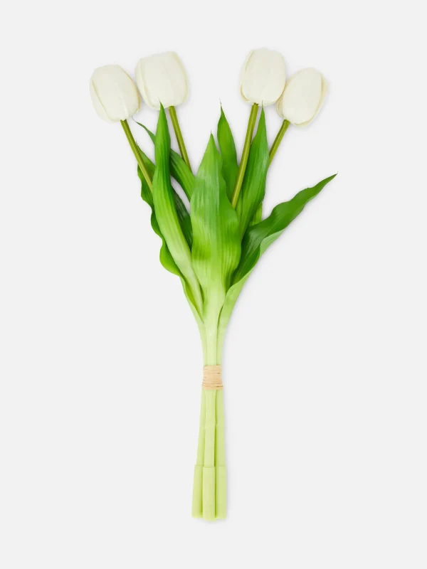 Primark Faux Tulips Bunch White Cheap