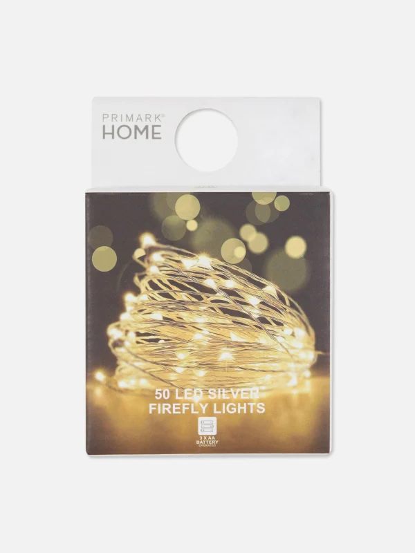 Primark Firefly String Lights Silver Best Sale