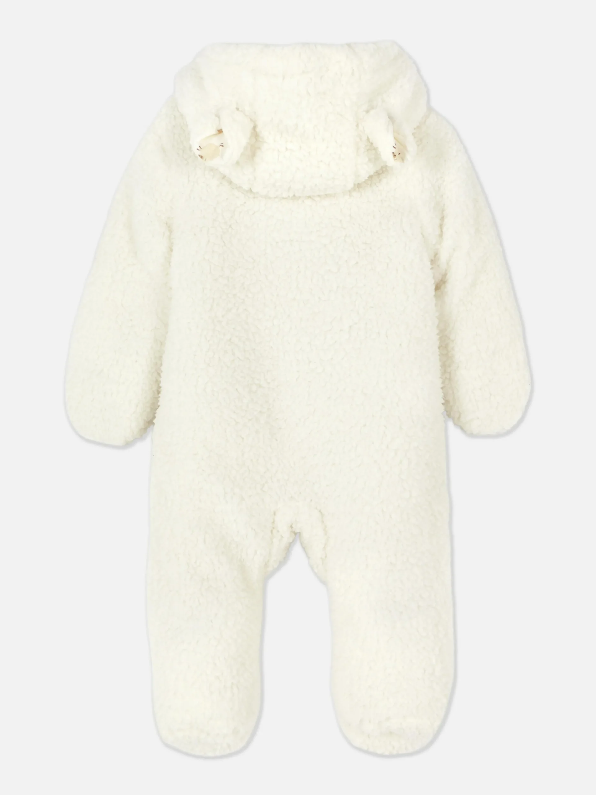 Primark Fleece Stroller Suit Ivory New
